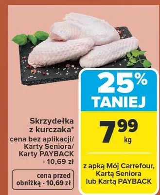Skrzydełka z kurczaka promocja w Carrefour