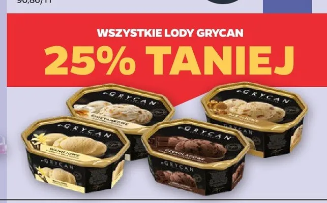 Lody Grycan promocja w Netto