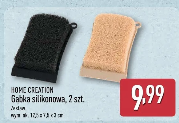Gąbka silikonowa HOME CREATION promocja w Aldi