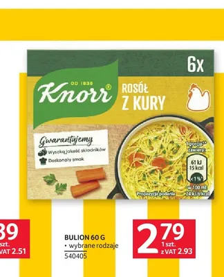Bulion Knorr promocja w Selgros