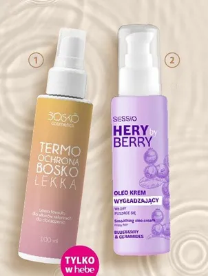 Krem wygładzający SESSIO Hery By Berry do włosów promocja w Hebe