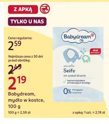 Mydło w kostce promocja w Rossmann