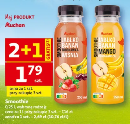 Smoothie Auchan promocja w Auchan