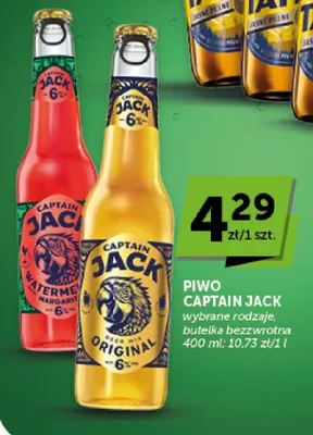 Piwo Captain Jack Original promocja w Euro Sklep
