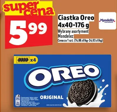 Ciastka Oreo promocja w TOPAZ
