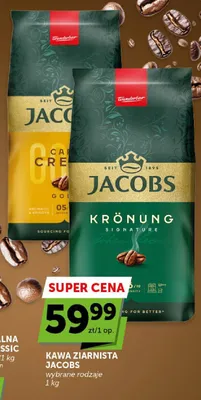 Kawa ziarnista Jacobs promocja w Groszek