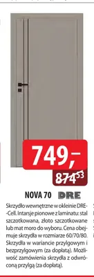 Skrzydło wewnętrzne DRE Nova 70 promocja w Dobre Dla Domu
