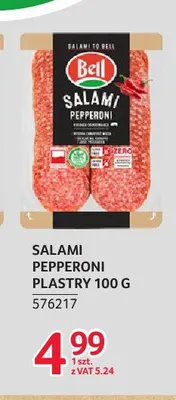 Salami pepperoni plastry Bell promocja w Selgros