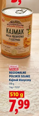 Kajmak masa krówkowa z Gostynia klasyczny Regionalne Polskie Szlaki promocja w Lidl