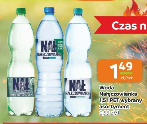 Woda gazowana Nałęczowianka Mocniejszy Gaz promocja w Gama