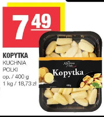 Kopytka Kuchnia Polki promocja w SPAR