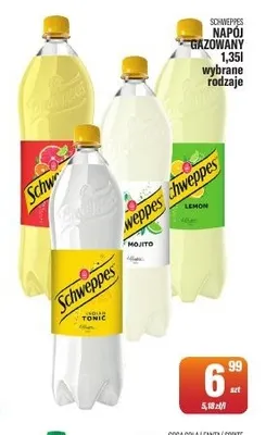 Napój gazowany Schweppes promocja w Tomi Markt
