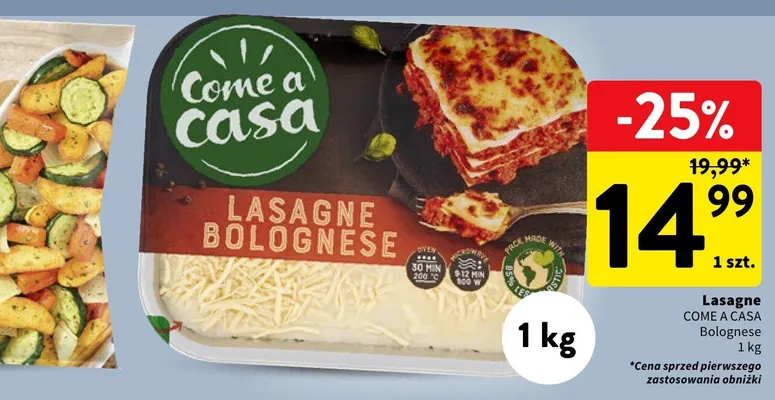 Lasagne Bolognese promocja w Intermarche