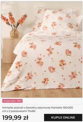 Komplet pościeli z bawełny satynowej Mariselle promocja w home&you