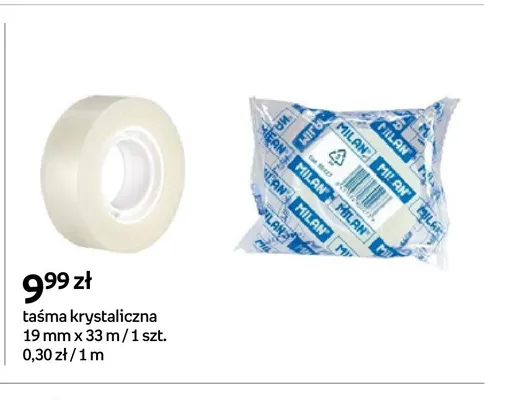 Taśma krystaliczna Milan 19 mm x 33 m promocja w Empik