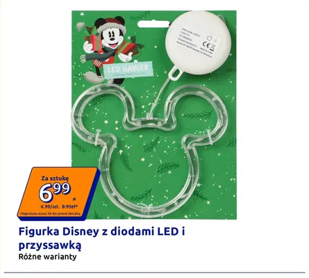 Figurka Disney z diodami LED i przyssawką promocja w Action