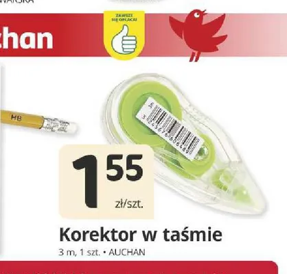 Korektor w taśmie Auchan promocja w Marketvita