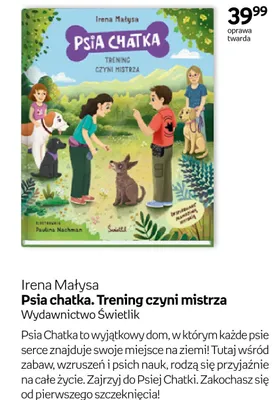 Książka Psia chatka. Trening czyni mistrza promocja w Empik