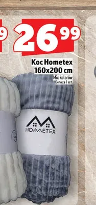 Koc Hometex 160x200cm promocja w TOPAZ