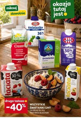 Śmietanka Łaciata 30% promocja w Stokrotka