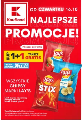 Chipsy Lay's paprykowe promocja w Kaufland