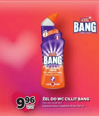 Żel do WC Cillit Bang promocja w Stokrotka
