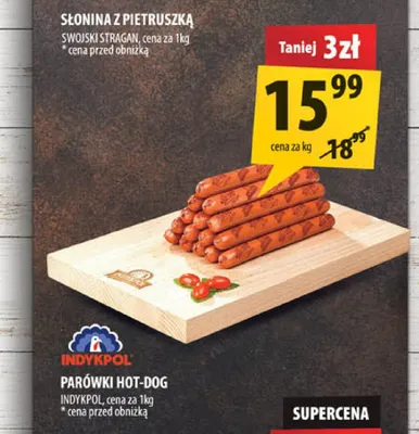 Parówki Hot-Dog Indykpol promocja w Arhelan