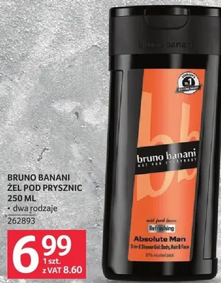 Żel pod prysznic BRUNO BANANI żel pod prysznic 250 ML promocja w Selgros