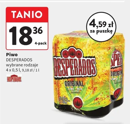 Piwo Łomża lemonowe promocja w Intermarche