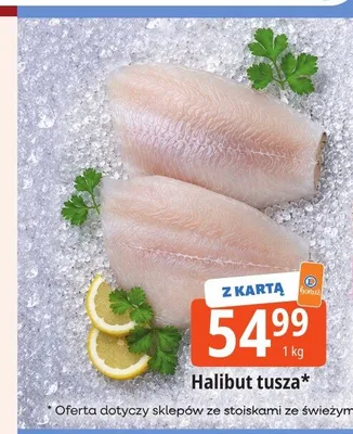Halibut tusza promocja w Leclerc