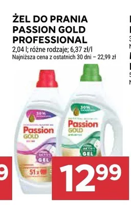 Żel do prania Passion Gold Professional Aktiv Gel promocja w Stokrotka