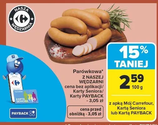 Parówkowa z Naszej Wędzarni promocja w Carrefour