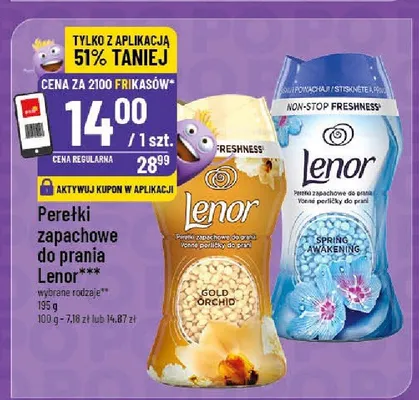 Perełki zapachowe do prania Lenor promocja w POLOmarket