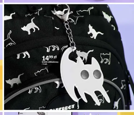 Brelok odblaskowy Purrrfect School promocja w Empik