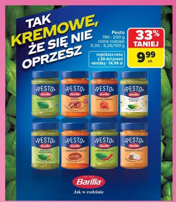 Pesto Barilla Rosso promocja w Carrefour