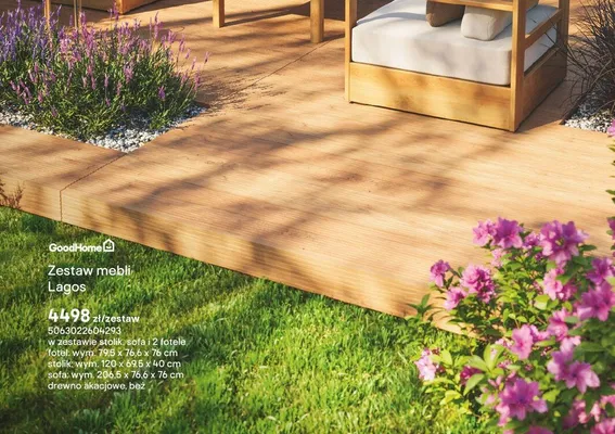 Zestaw mebli Lagos promocja w Castorama