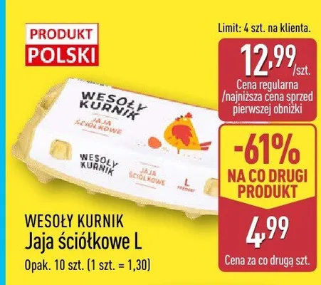 Jaja promocja w Aldi
