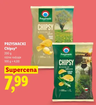 Chipsy Przysnacki masło z solą promocja w Lidl