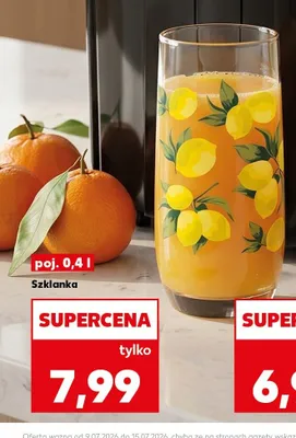 Szklanka 0,4 l promocja w Kaufland