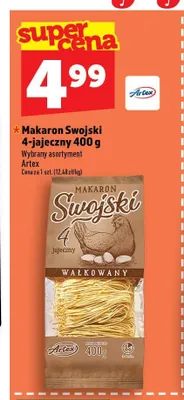 Makaron Swojski 4-jajeczny Artex promocja w TOPAZ