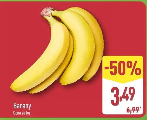 Banany promocja w Aldi