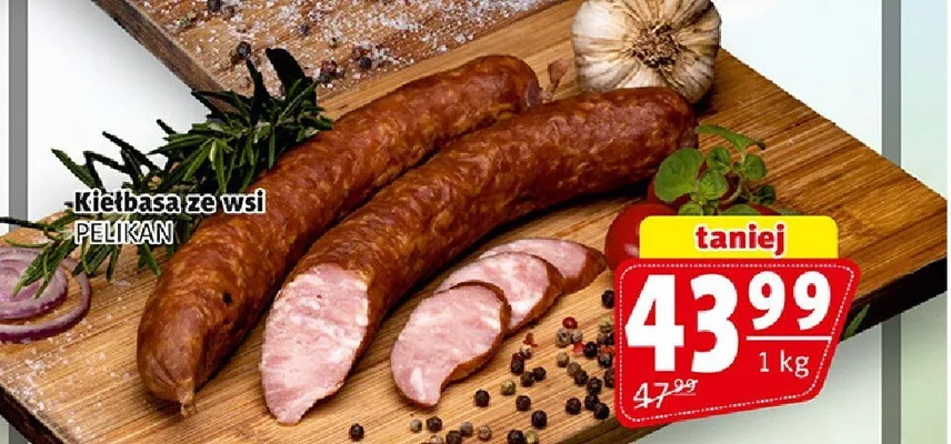 Kiełbasa ze wsi promocja w Prim Market
