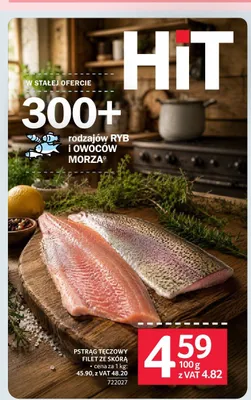 Pstrąg tęczowy filet ze skórą promocja w Selgros