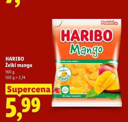 Żelki Haribo Mango promocja w Lidl