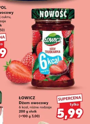 Dżem owocowy Łowicz promocja w Kaufland