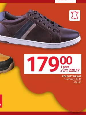 Półbuty męskie promocja w Selgros