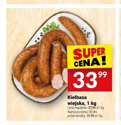 Kiełbasa wiejska Białecki promocja w Twój Market