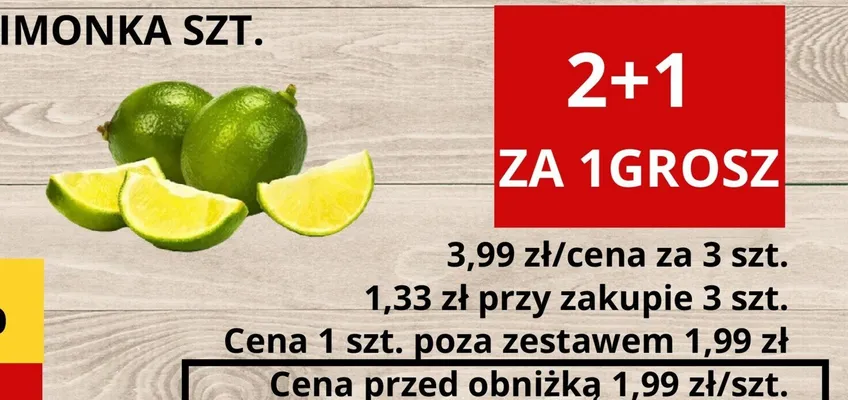 Limonka promocja w Supeco