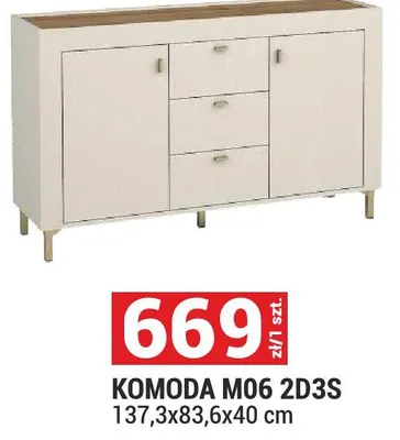 Komoda M06 2D3S promocja w Merkury Market