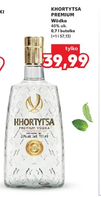 Wódka Khortytsa Premium 40% promocja w Kaufland